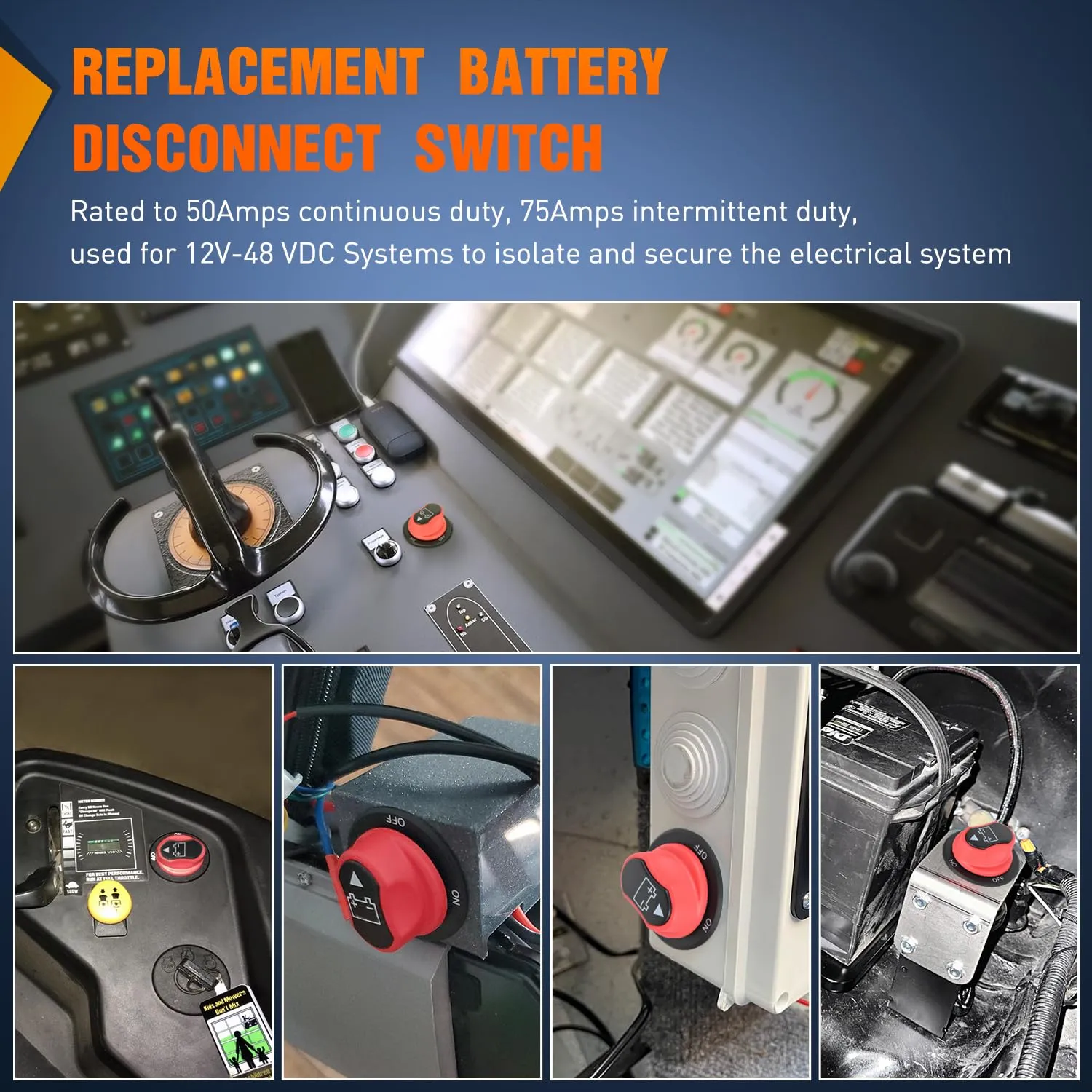 100A ON/OFF Disconnetc Battery Switch