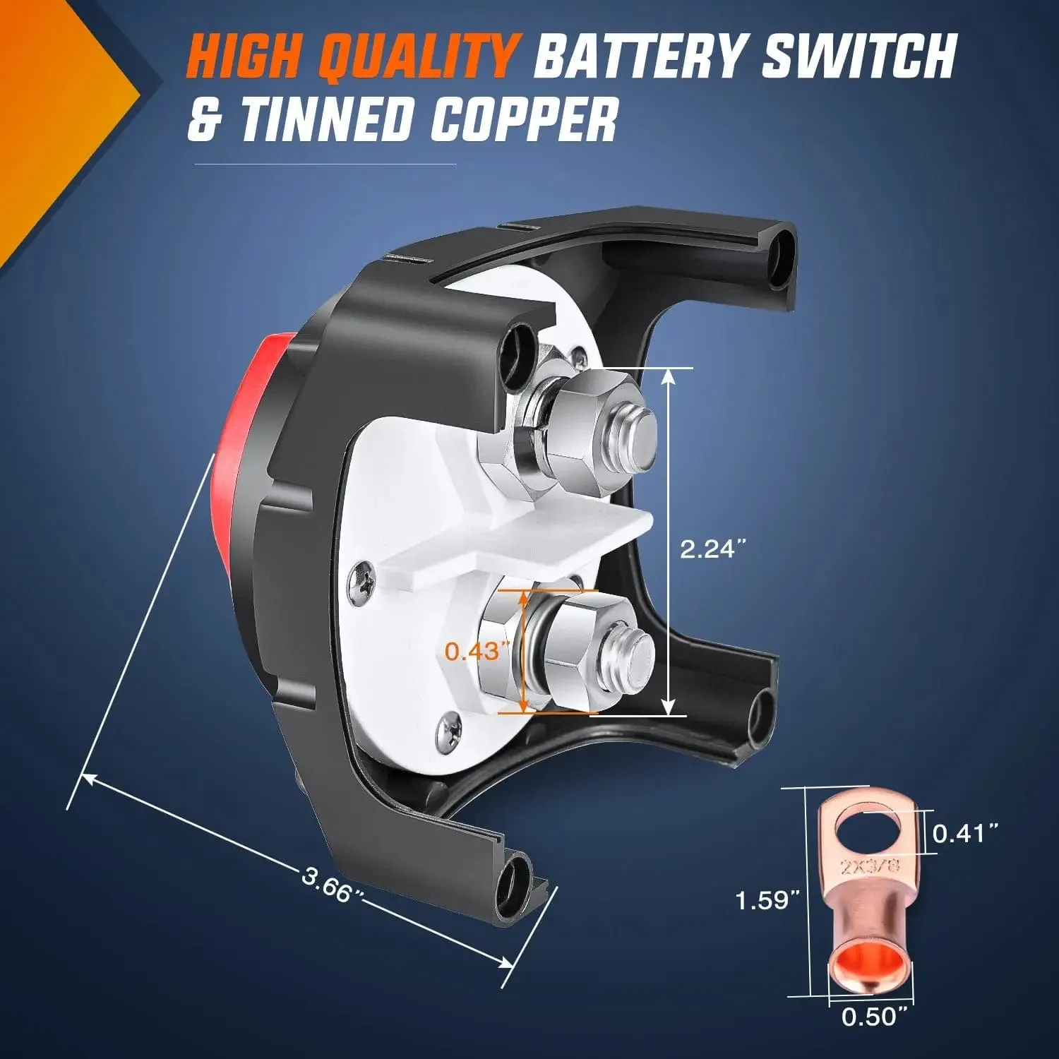 12-48V Battery Power Switch