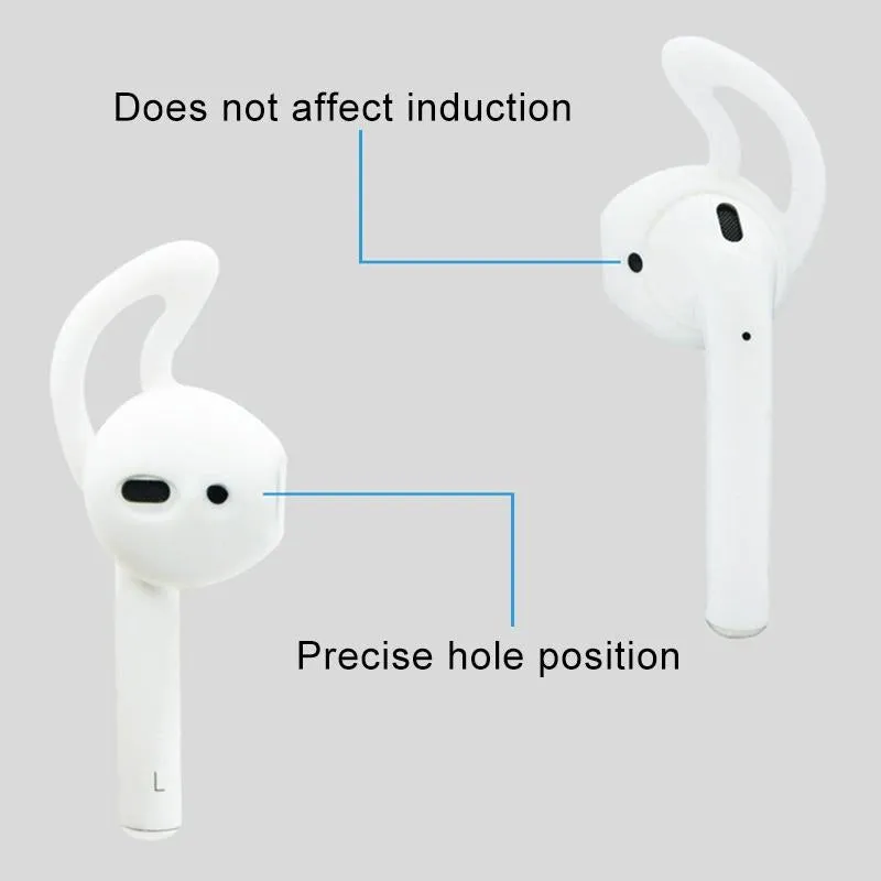 2-Pack Wireless Bluetooth Earphone Earpads For Apple Airpods - Silicone