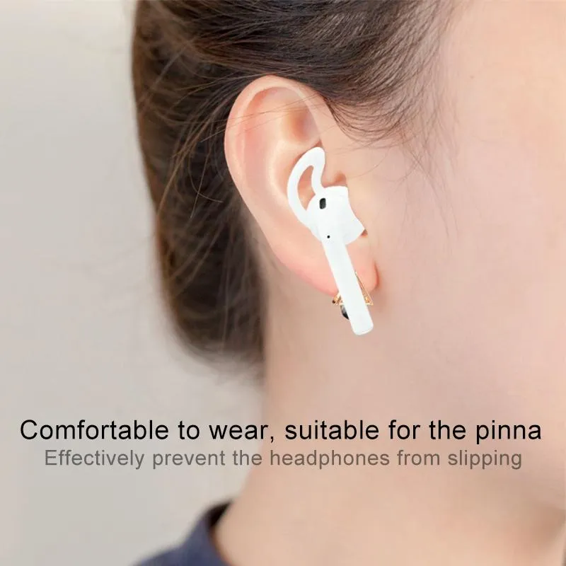 2-Pack Wireless Bluetooth Earphone Earpads For Apple Airpods - Silicone
