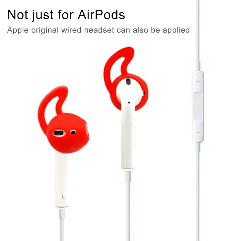 2-Pack Wireless Bluetooth Earphone Earpads For Apple Airpods - Silicone