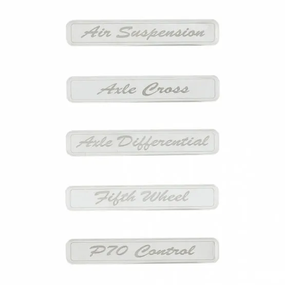 2014  Peterbilt Chrome Rocker Switch Cover - 3 Switches