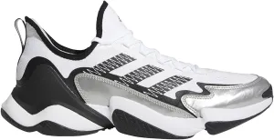 adidas mens SM Impact FLX Football Shoes, White-core Black-silver Metallic, 11.5