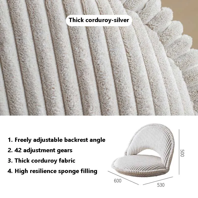 Adjustable Backrest Sofa Folding Seat