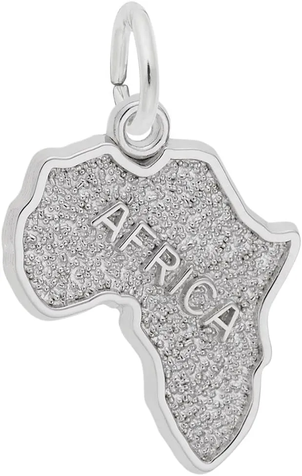 Africa Charm, Charms for Bracelets and Necklaces