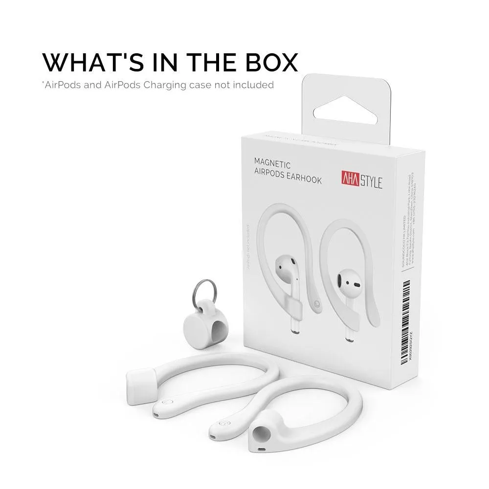 Ahastyle Wireless Earphones with Magnetic Earhooks for Apple Airpods