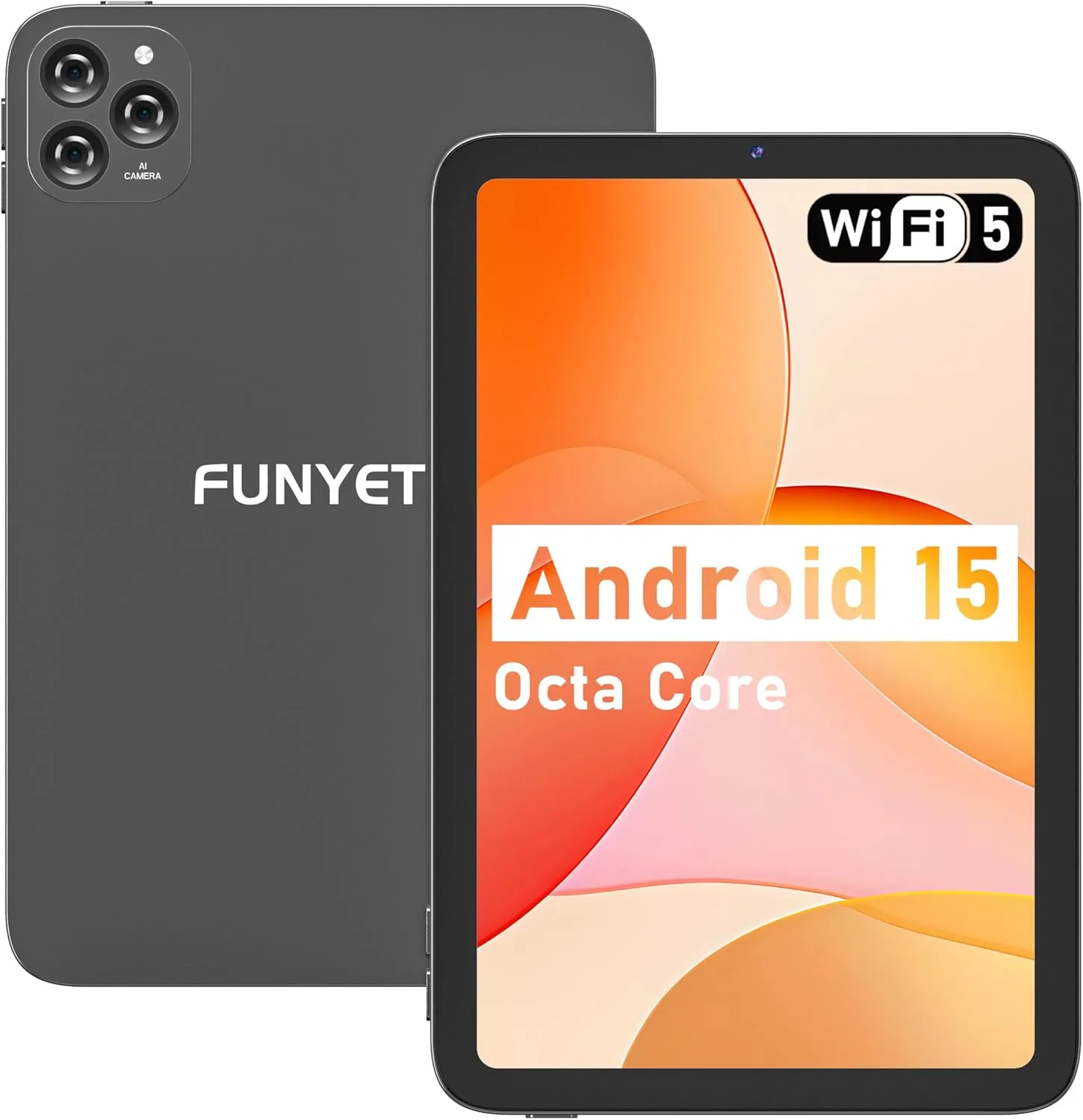 Android Tablet,10 inch Tablets 2025,8GB (4 4) RAM 128GB Storage (Expandable),Octa-Core Processor,HD Display,Dual Cameras,6000mAh Battery,GPS, Wi-Fi 5,Bluetooth 5.0,Incell Screen,Metal Shell