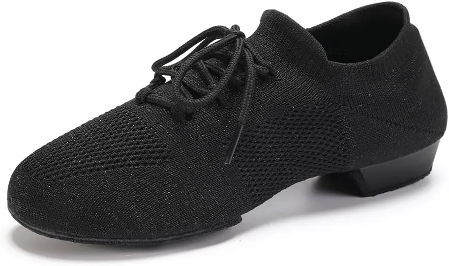 AOQUNFS Practice Dance Shoes Slip on Dance Shoes for Women Split Sole Jazz Shoes for Girl,XD-Model XD