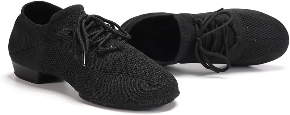 AOQUNFS Practice Dance Shoes Slip on Dance Shoes for Women Split Sole Jazz Shoes for Girl,XD-Model XD