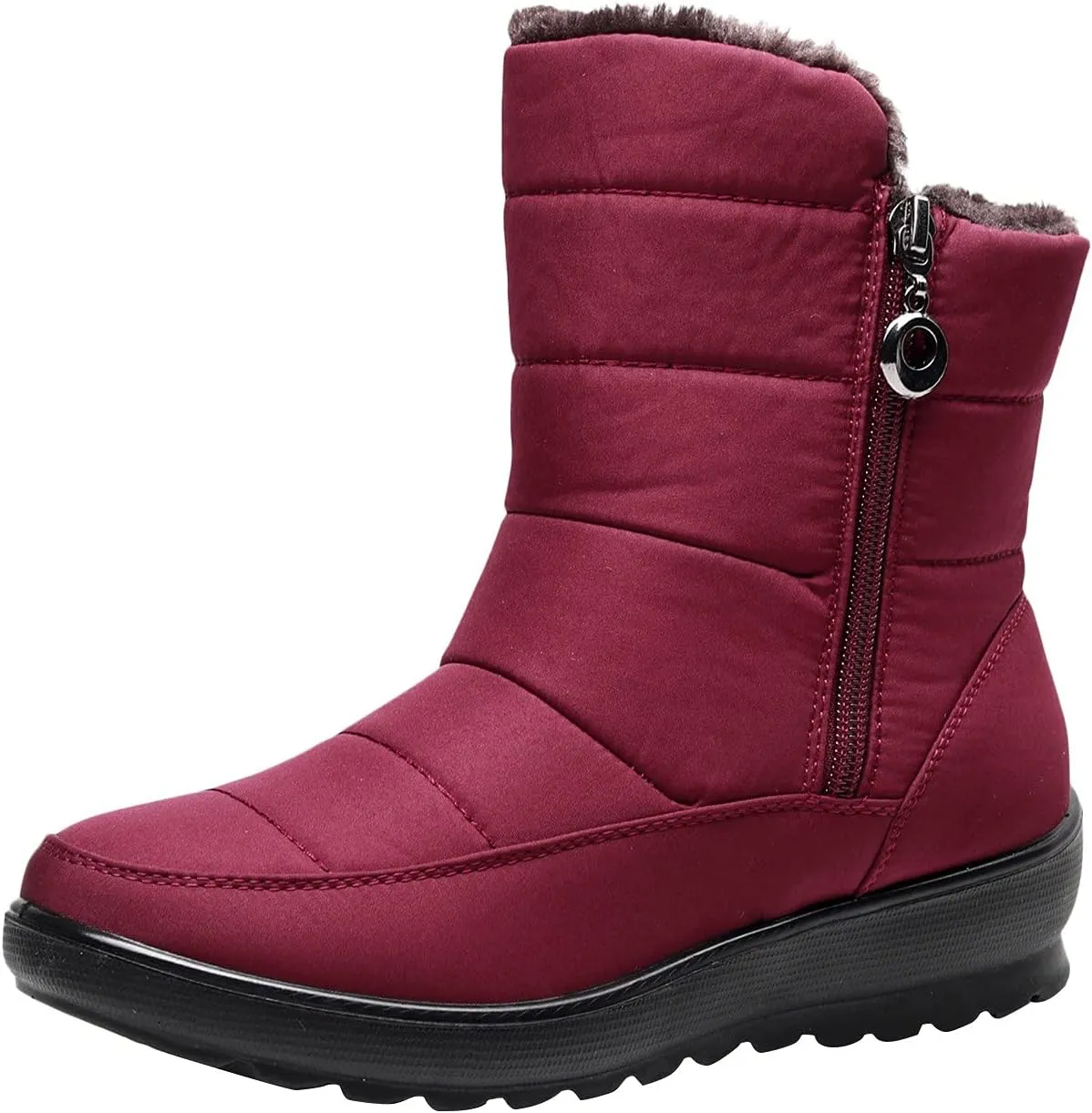 Arch Support Winter Boot Shoes Boots Women's Winter Non slip Velvet Flat bottomed Warm Snow Sequin Snow Boots for Women