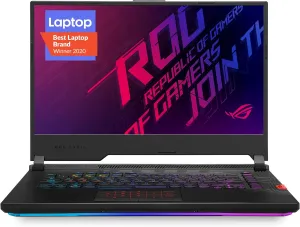 ASUS ROG Strix Scar 15 Gaming Laptop, 15.6" 240Hz FHD IPS Display, Intel Core i7-10875H, 16GB DDR4 RAM, 1TB SSD, NVIDIA GeForce RTX 2070 Super, Per-Key RGB Keyboard, Windows 10