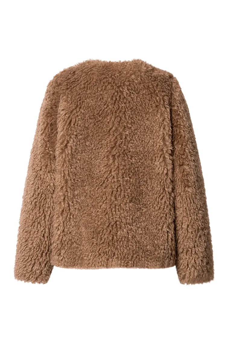 Bad Hair Day Jacket in Camel