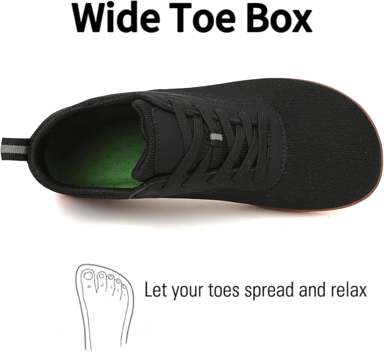 Barefoot Shoes Men Women Wide Toe Box Cross Trainer Minimalist Zero Drop Sole Walking Shoes Casual Running Sneakers