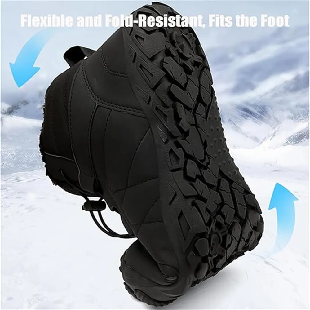 Barefoot Shoes Winter Hike Footwear Womens Mens Grounding Shoes With Copper Wide Toe Box Non-Slip Trail Running