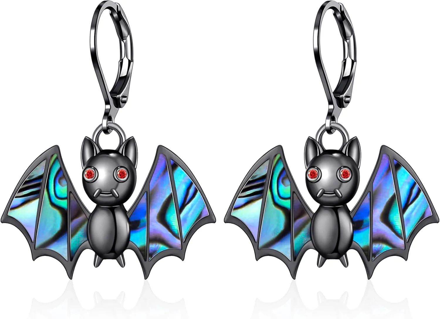 Bat Earrings for Women Goth Black Dangle Earrings Halloween Gothic Jewelry for Women