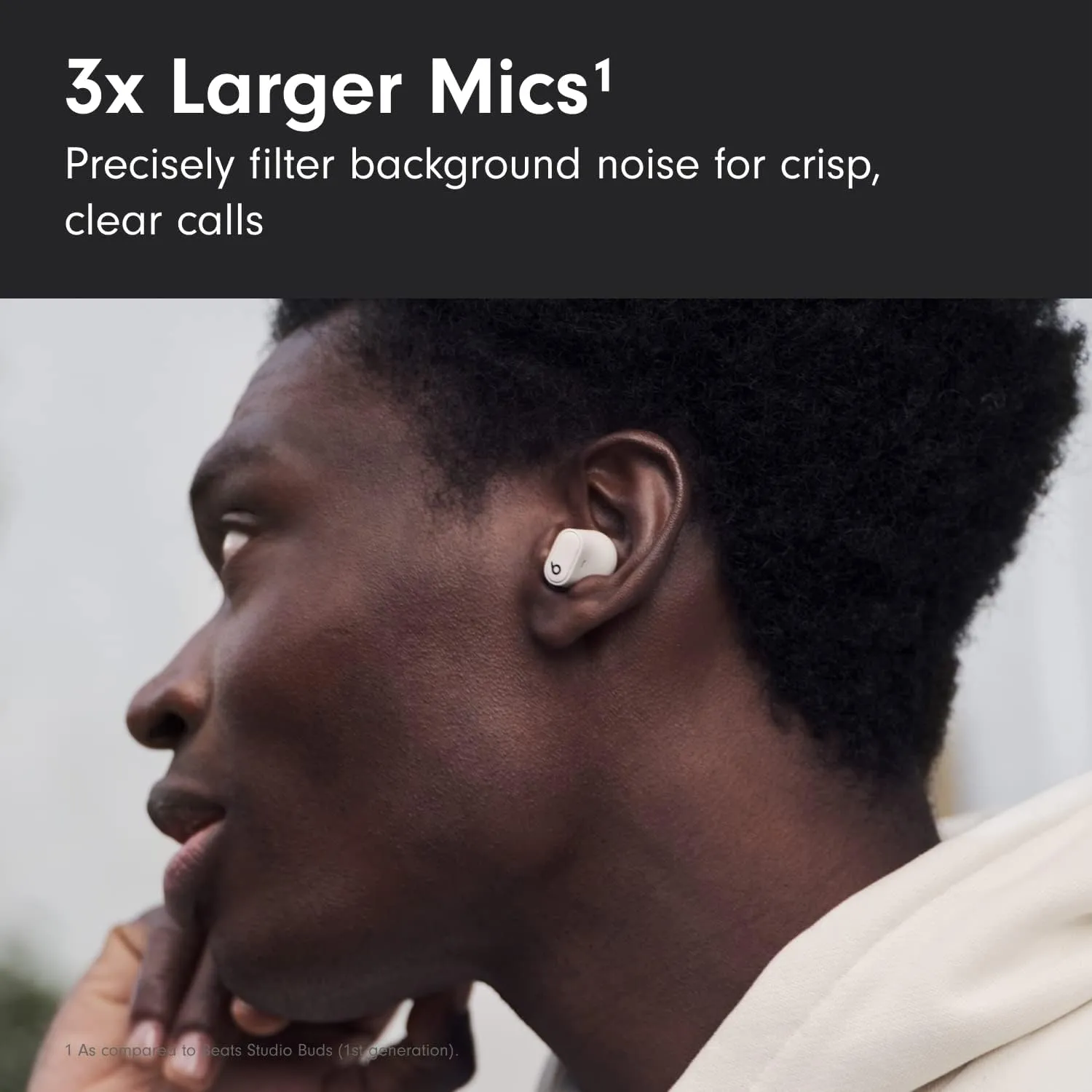 Beats Studio Buds   - Ivory with AppleCare  (2 Years)