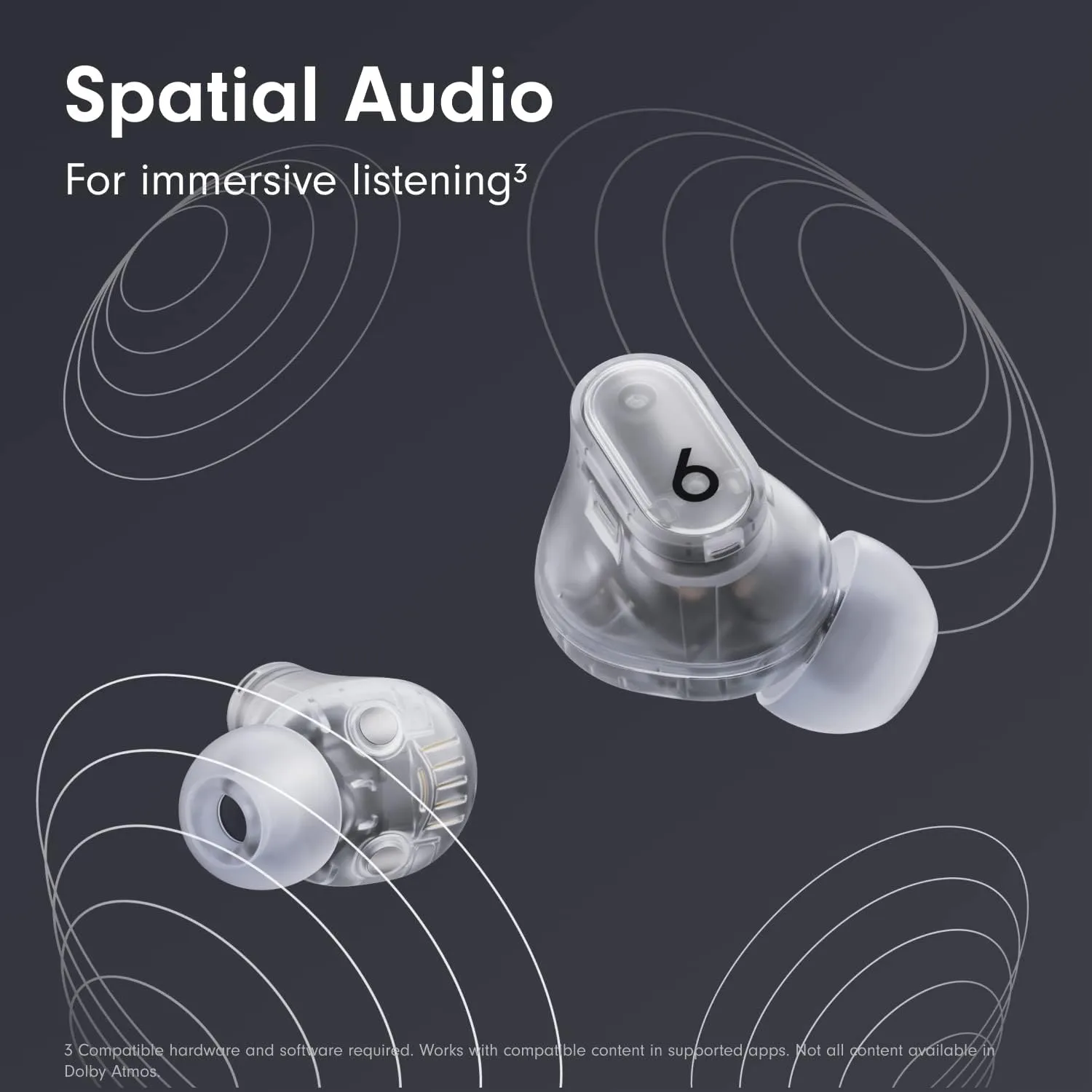 Beats Studio Buds   - Transparent with AppleCare  (2 Years)