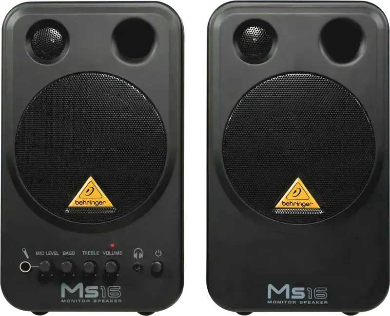 Behringer MS16 Active compact monitors (Pair)