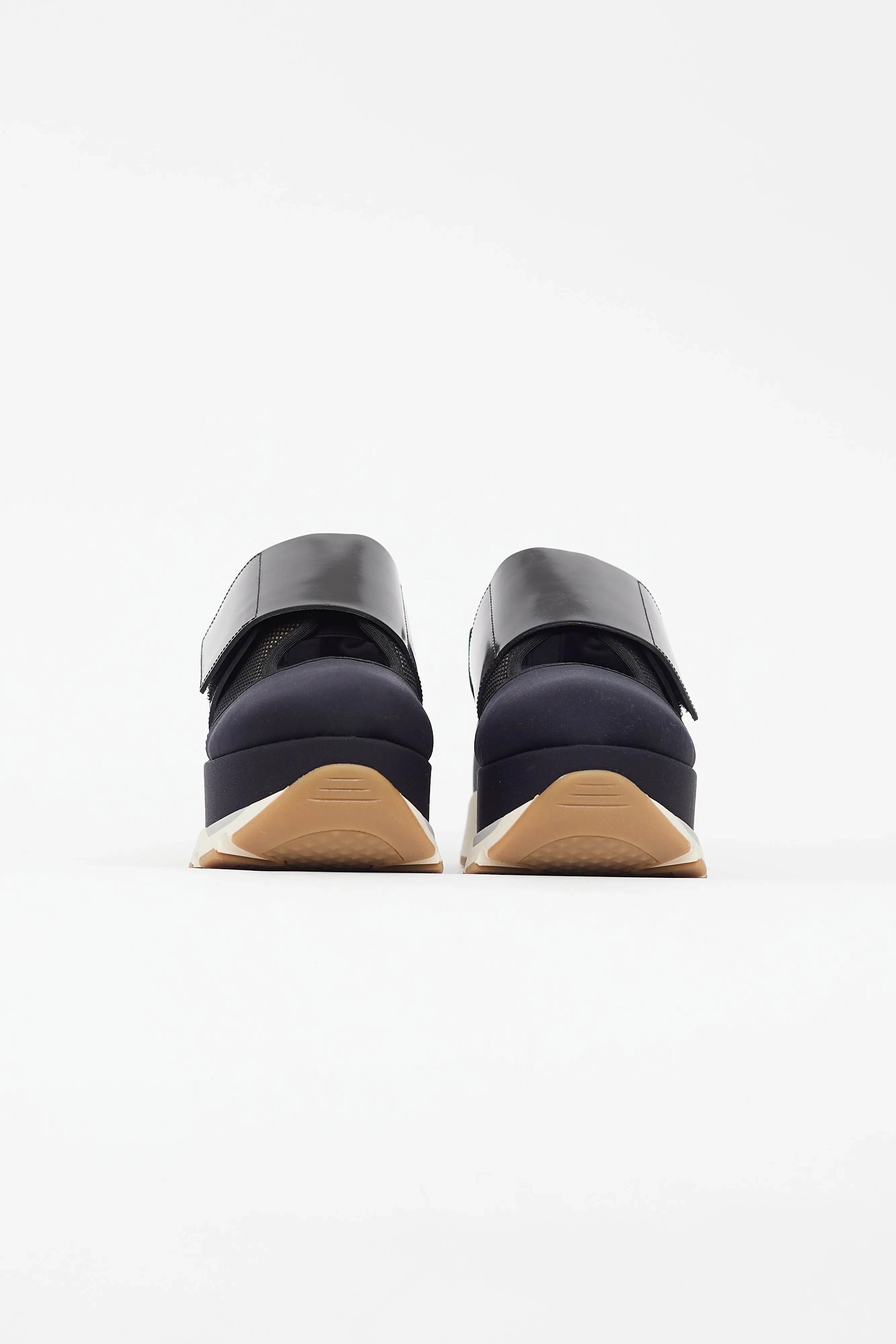 Black & Yellow Neoprene Mary Jane Sneaker