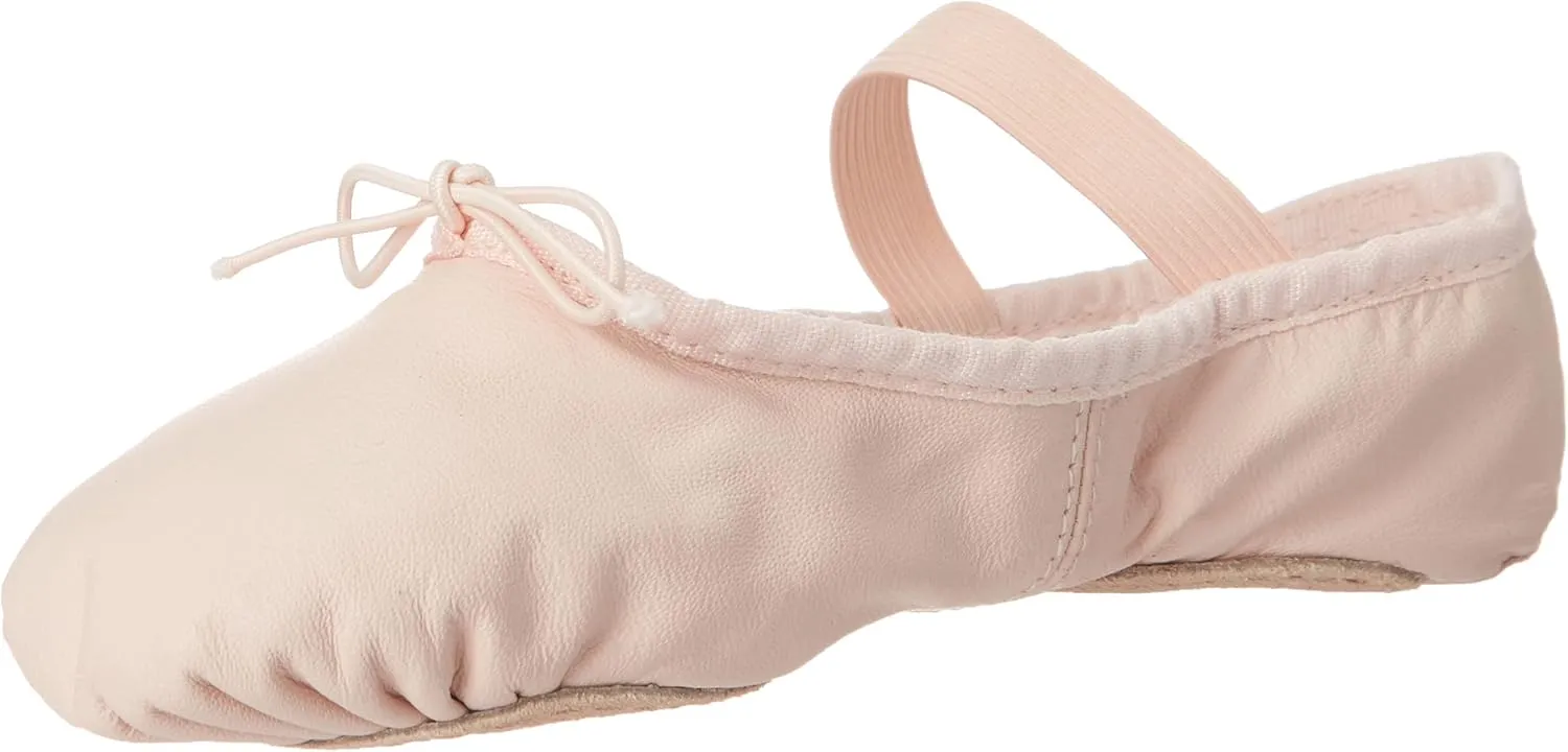 Bloch Dance Girl's Dansoft Ii Leather Split Sole Ballet Shoe/Slipper, Theatrical Pink
