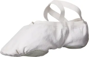 Bloch Men's Dance Synchrony Split Sole Stretch Canvas Ballet Slipper/Shoe, White, 9 C US
