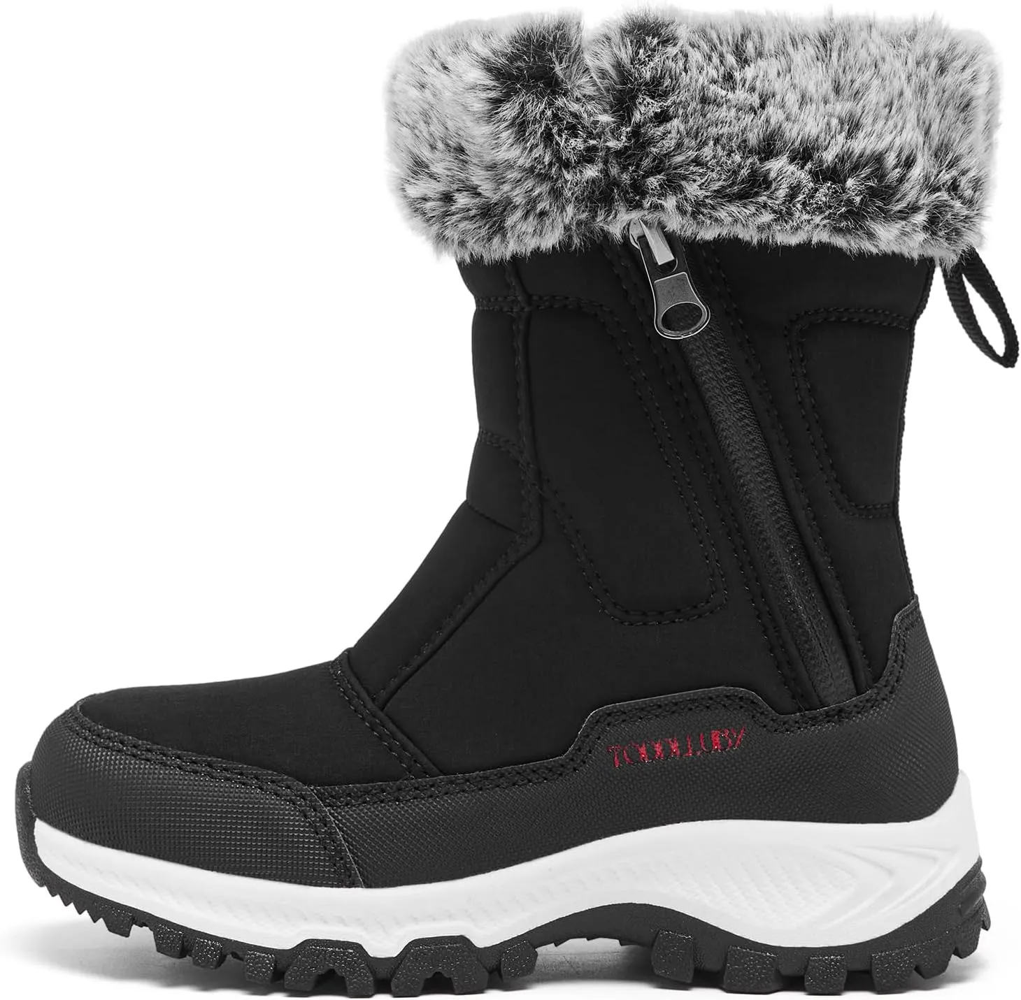 Boys Girls Kids Cute Snow Boots Waterproof Slip Resistant Outdoor Winter Boots Shoes Little Kid/Big Kid