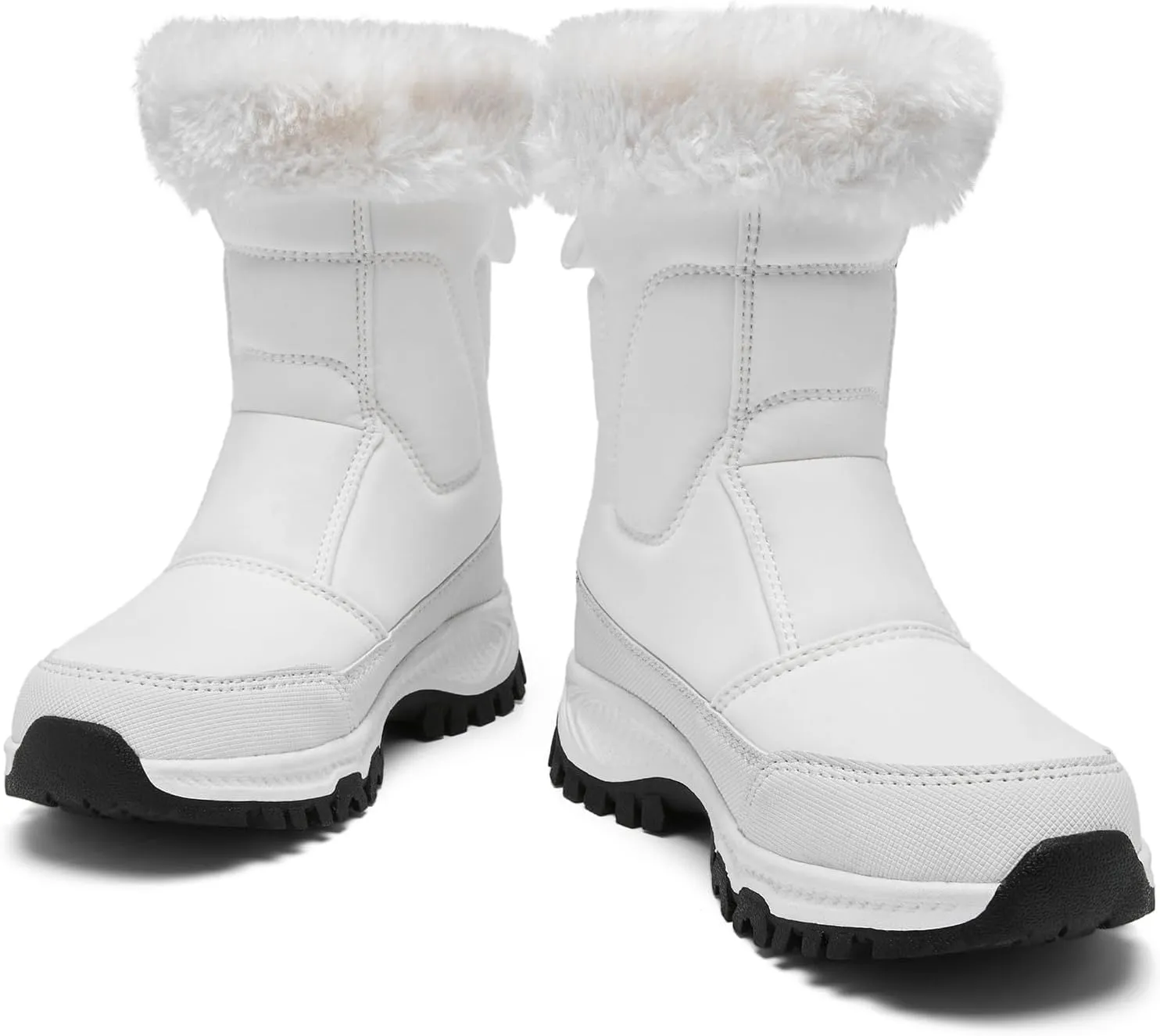 Boys Girls Kids Cute Snow Boots Waterproof Slip Resistant Outdoor Winter Boots Shoes Little Kid/Big Kid