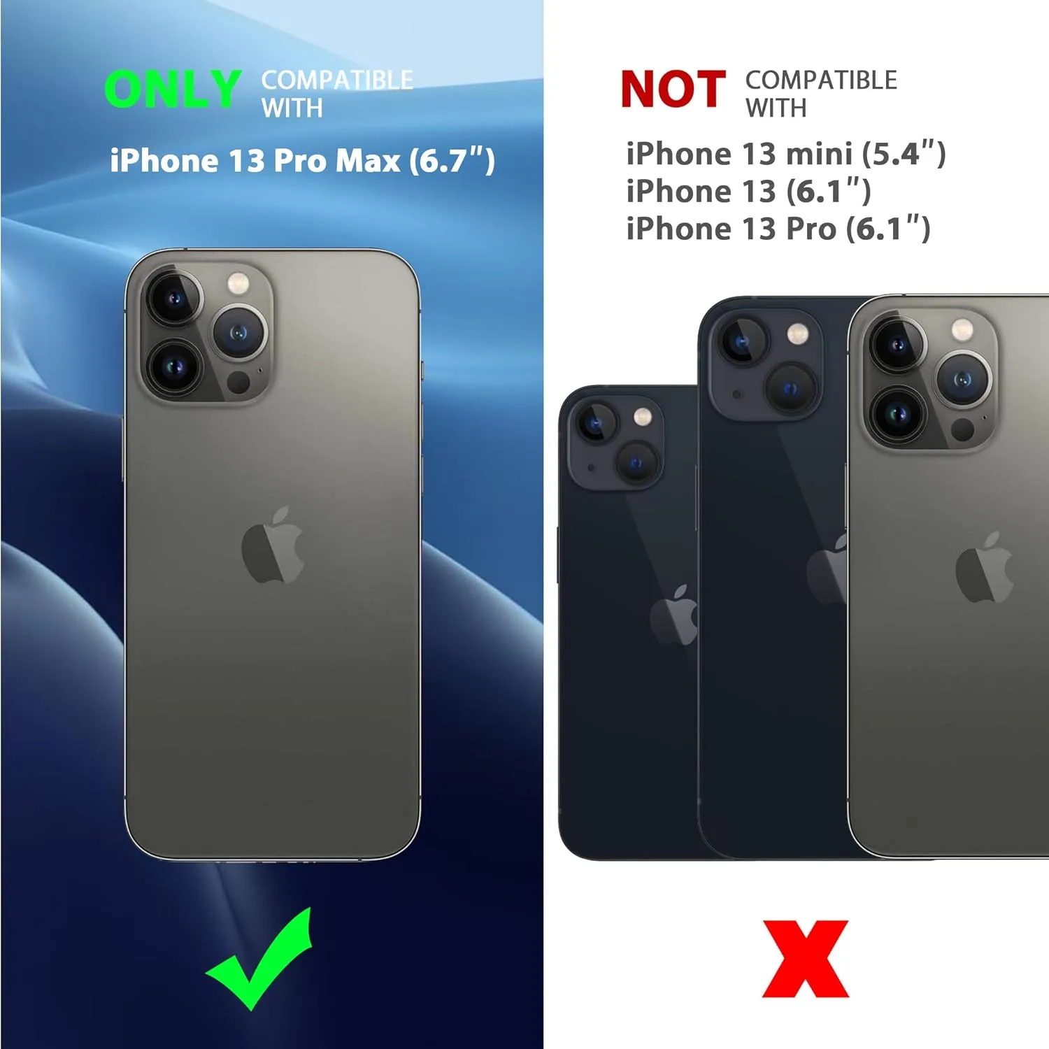 CACOE Magnetic Case for iPhone 13 Pro Max 6.7 inch-Compatible with MagSafe & Magnetic Car Phone Mount,Anti-Fingerprint TPU Thin Phone Cases Cover Protective Shockproof(Black)