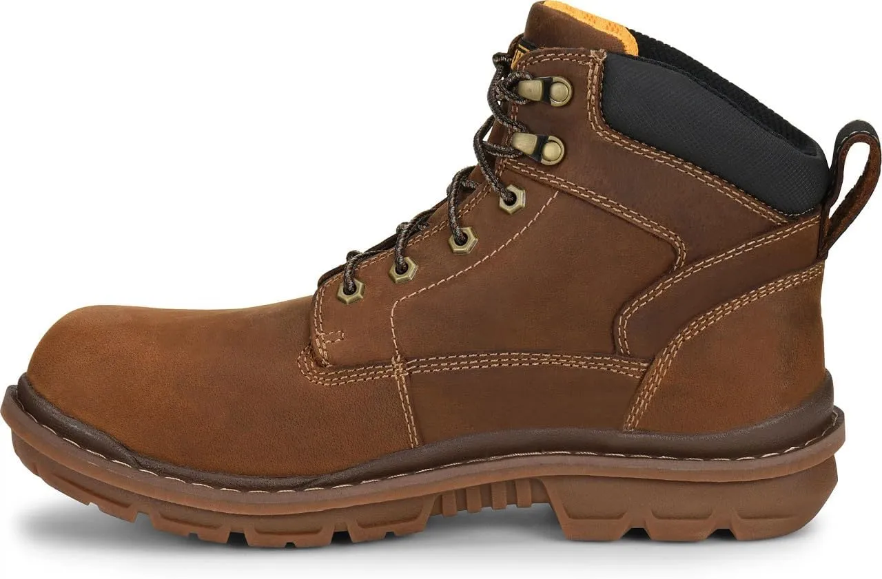 Carolina Dormite 6" Composite Toe Waterproof Work Boots for Men - EVA Footbed, PU Midsole, and Oil- & Slip-Resistant Rubber Outsole, EH-Rated