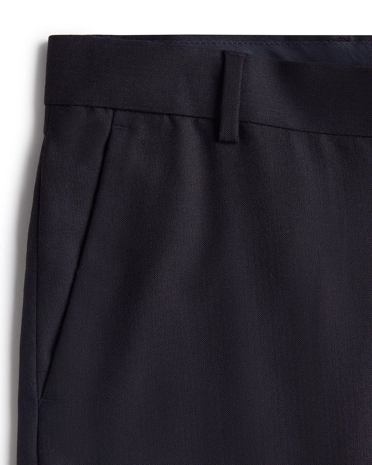 Chancellor Blended Wool Dress Pants - Navy