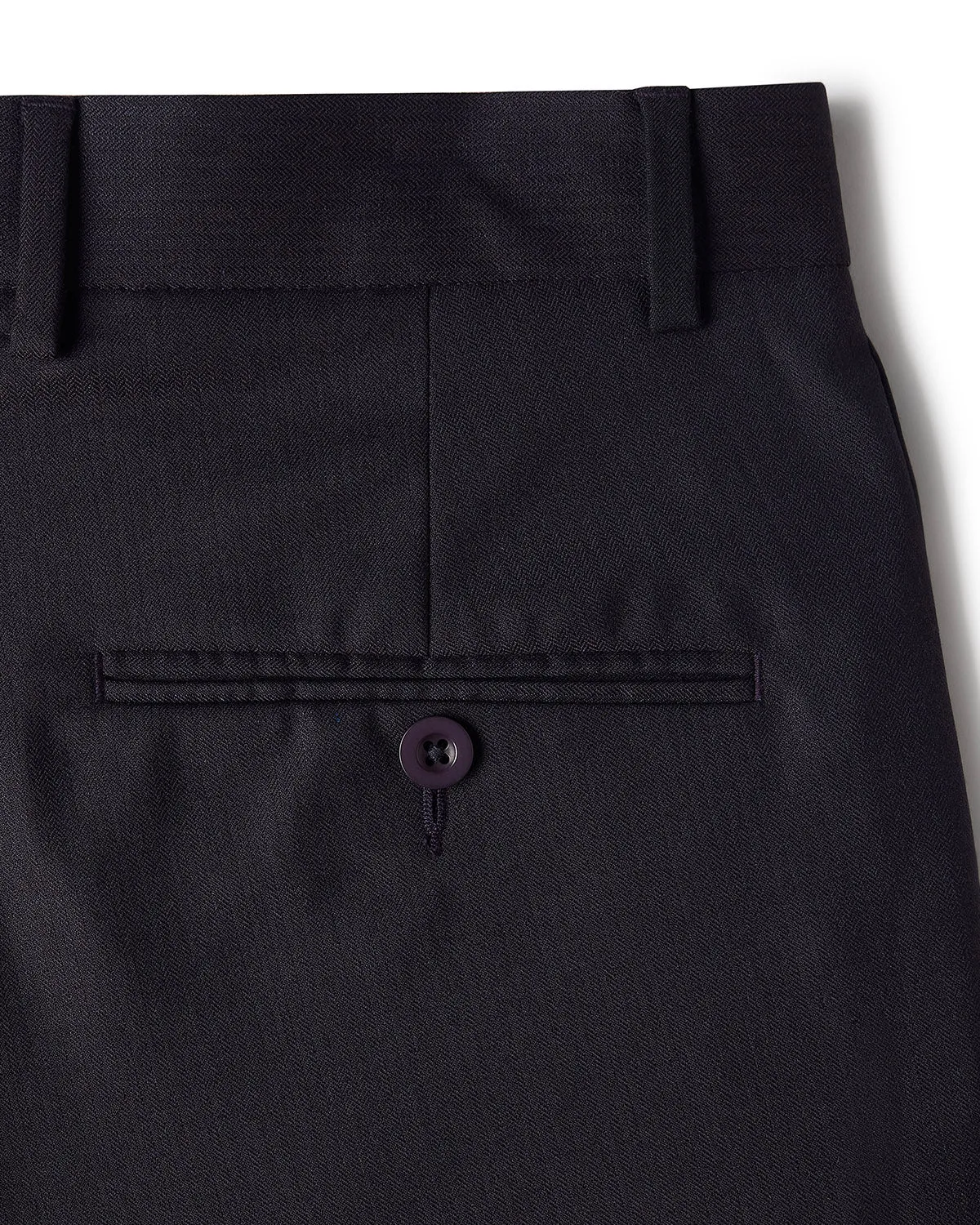 Chancellor Blended Wool Dress Pants - Navy