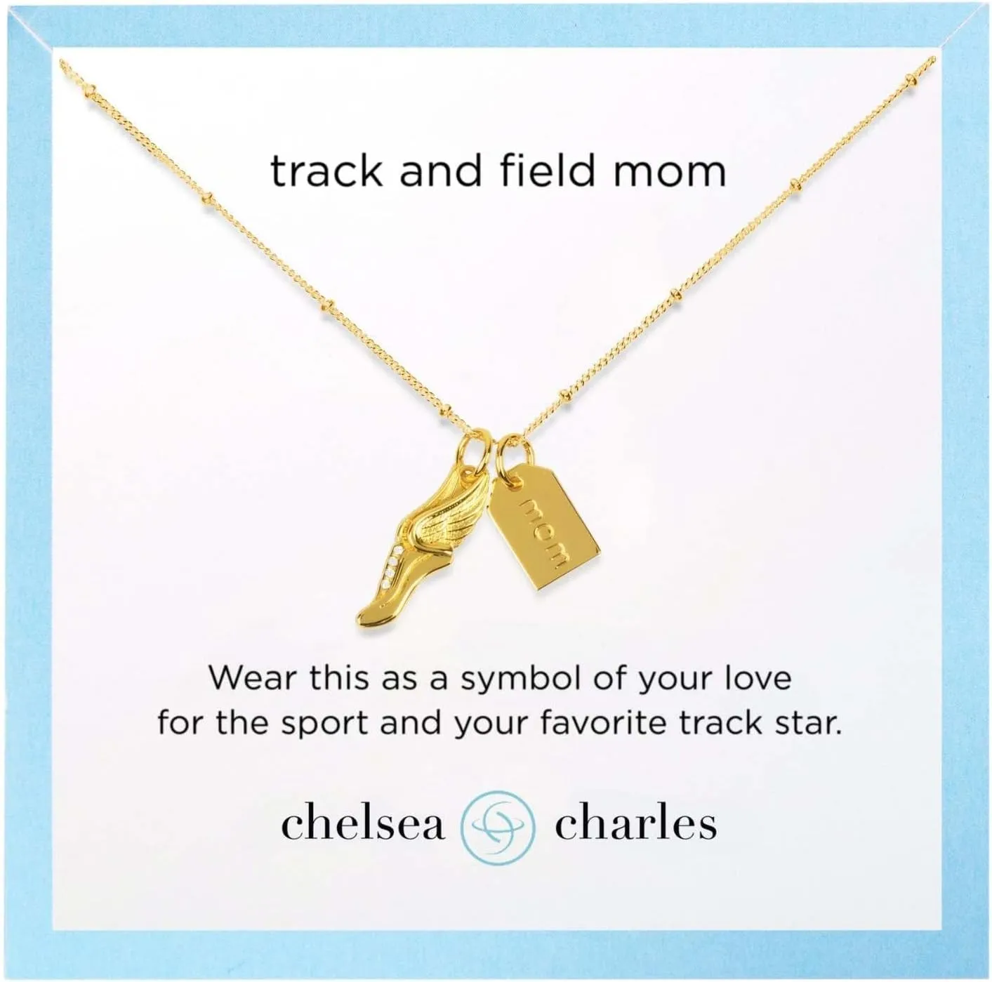 Chelsea Charles Sports Mom Double Charm Necklaces