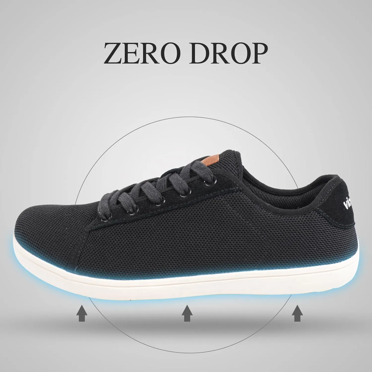 CIOR Vicocole Men's Barefoot Shoes Zero Drop Sneakers Wide Toe Box Minimalist Lightweight Shoes