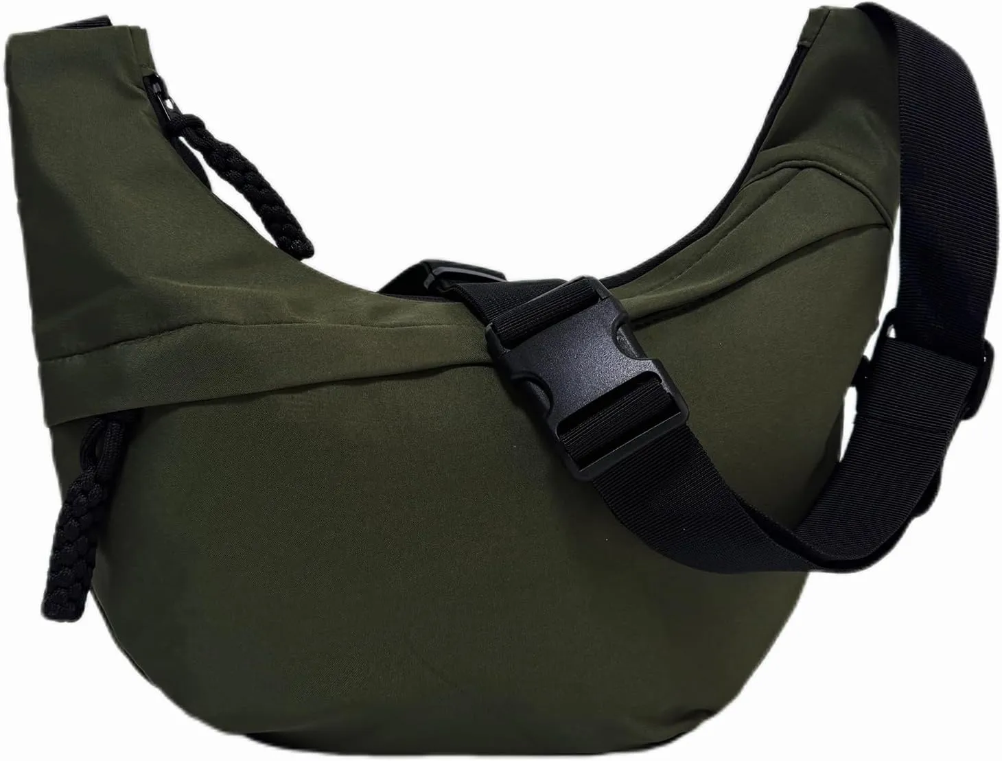 Crescent Bag for Women Men Luna Crossbody Hobo Bags Nylon Moon Dumpling Bag Adjustable Shoulder Lightweight