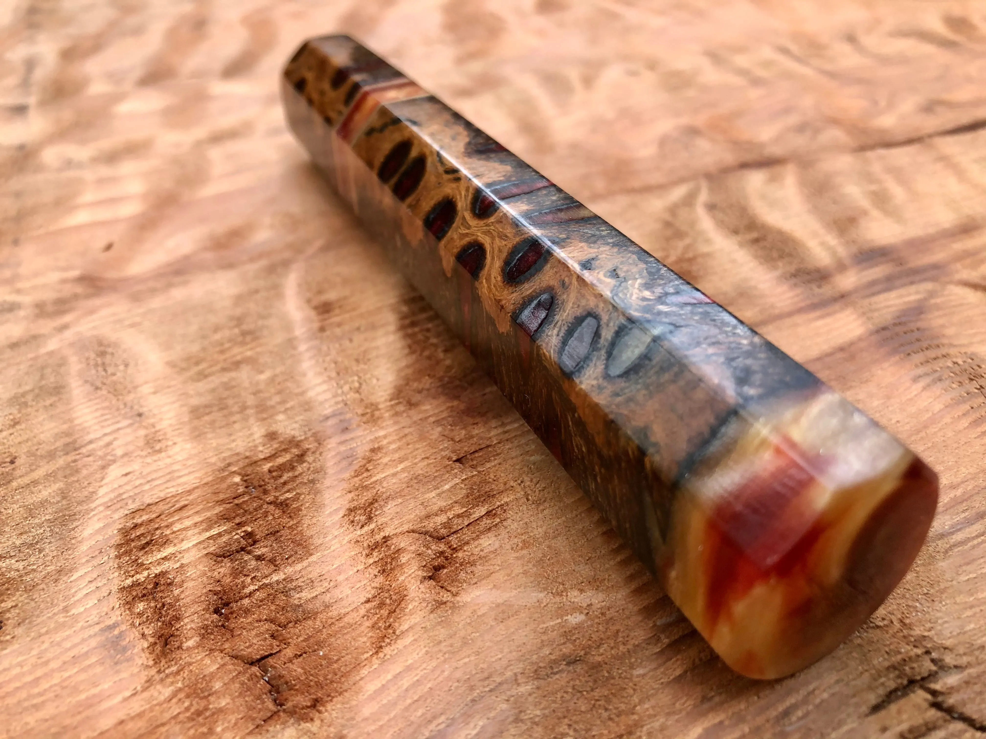 Custom Japanese Knife Handle (Wa Handle) - Banksia Pod