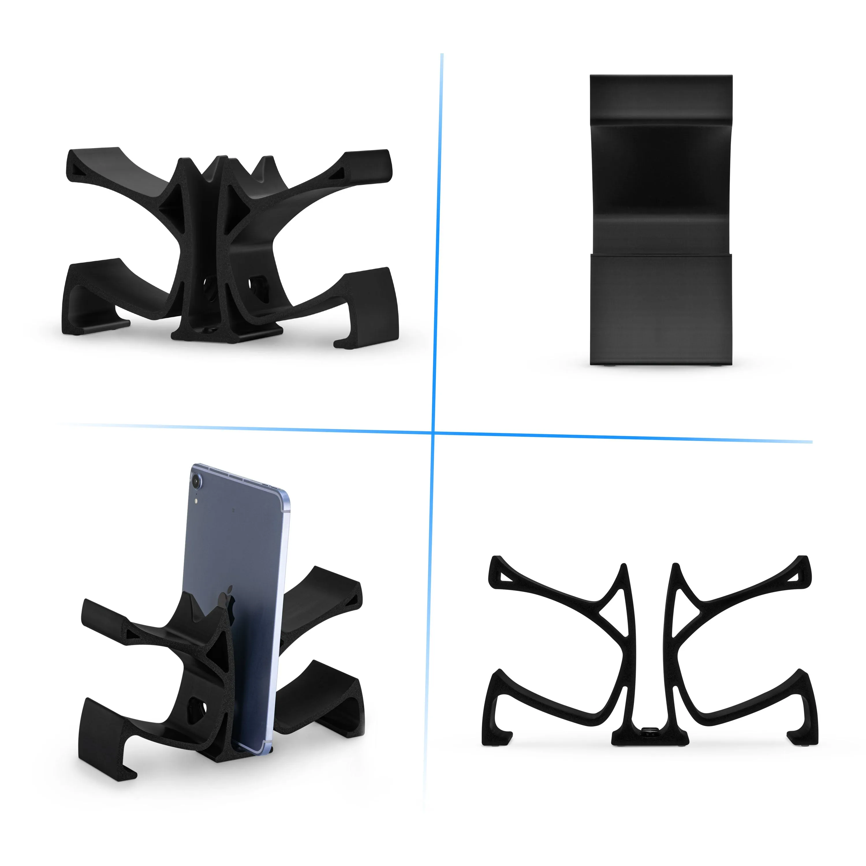 Desktop Game Controller Stand - Holds 4 Controllers, Gamepad Stand for PS5, Xbox, PlayStation, Nintendo, Legacy, Retro & More