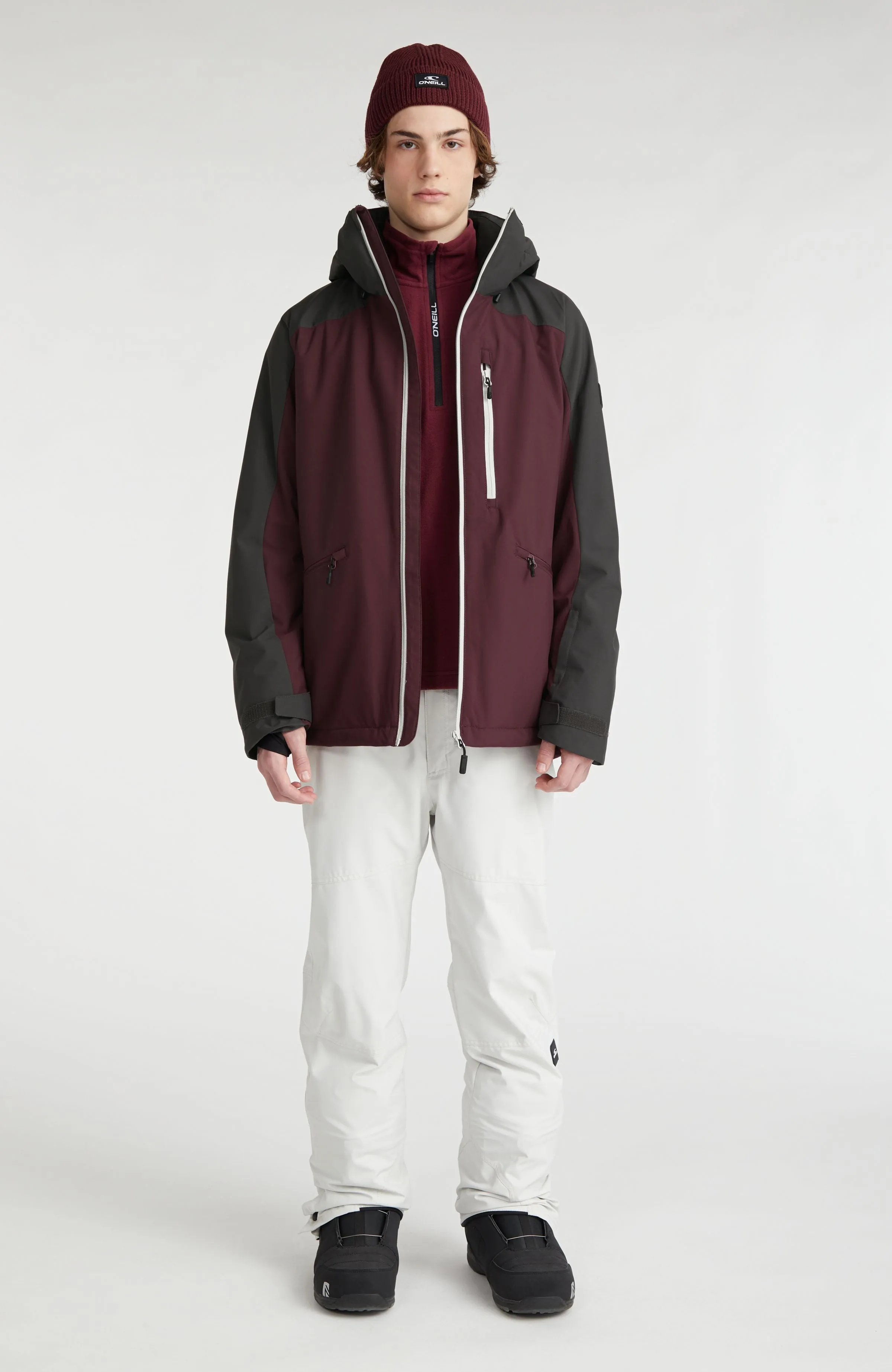 Diabase Snow Jacket | Windsor Wine Colour Block