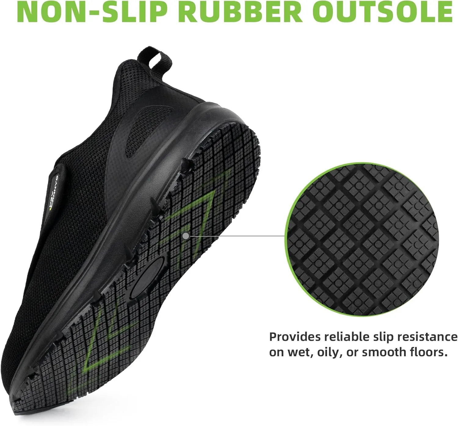 Diabetic Shoes for Men Wide Non-Slip Water-Resistant Orthopedic Slip On Walking Shoes Adjustable Closure Sneakers for Swollen Feet Neuropathy Relief, Arch Support