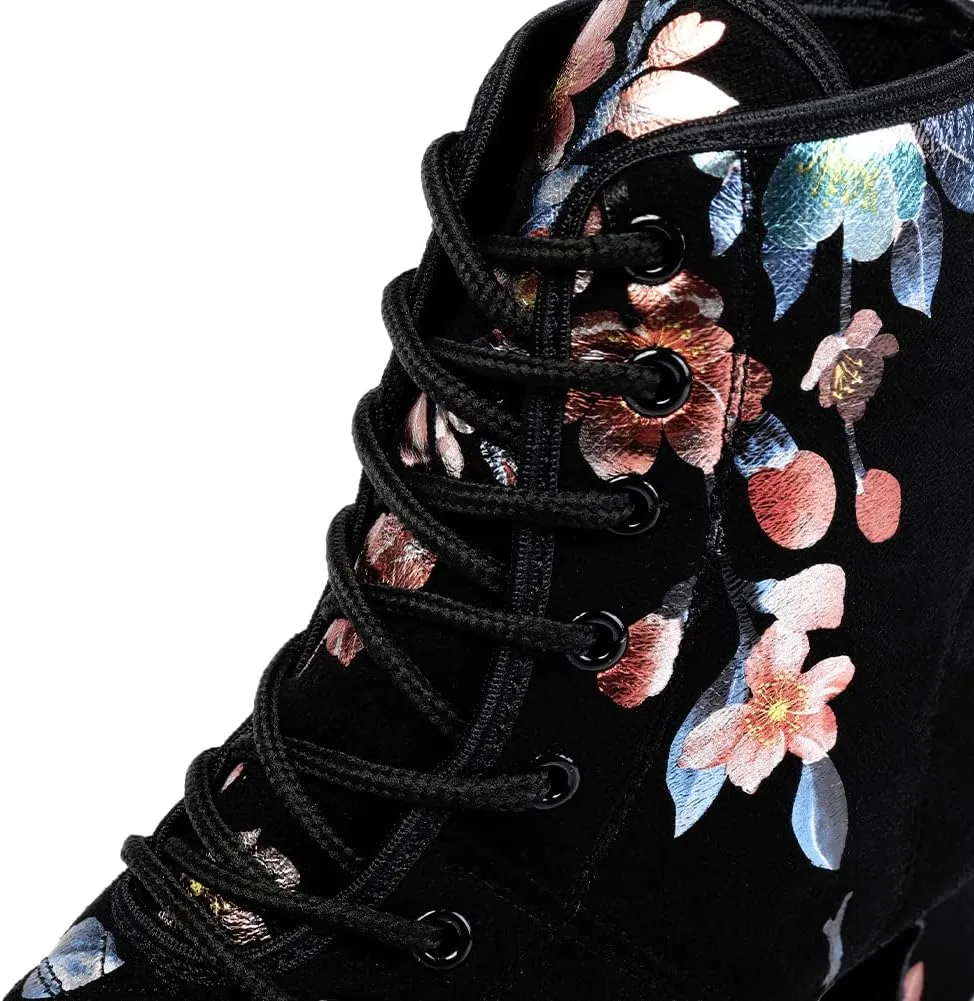 DKZSYIM Women's Latin Dance Boots Close Toe Ballroom Tango Performance Teaching Dancing Shoes,Model GBNJB