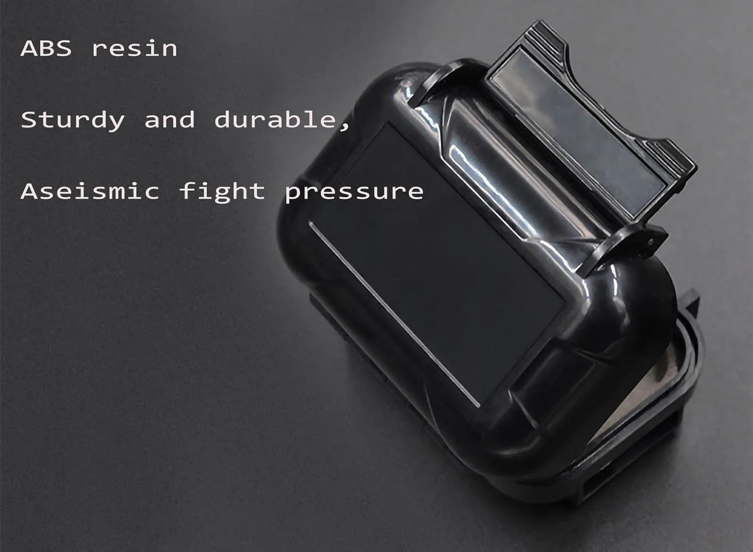 Earphone Carry Case, ABS Resin Hard Storage Box Multifunctional Protective Case for Earphone, Earbud, in-Ear Monitor Eartip (Blue)