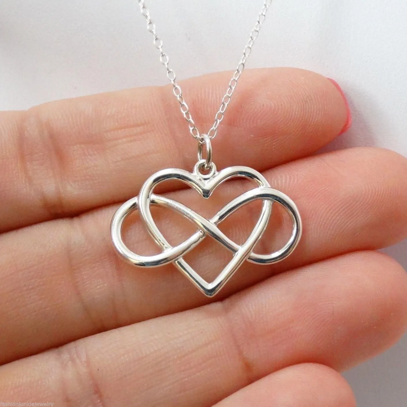 FashionJunkie4Life Infinity Charm Pendant Necklaces for Women