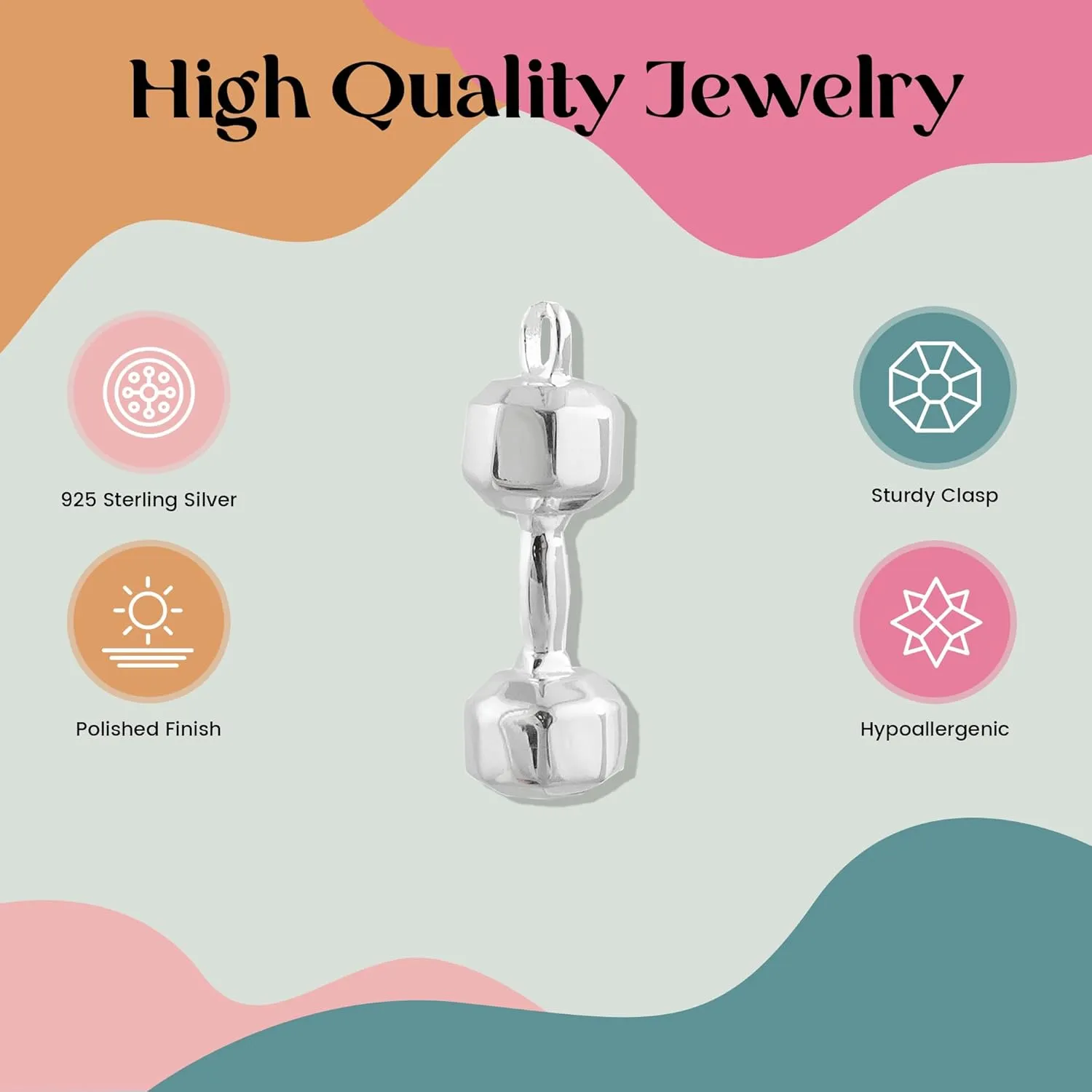 FashionJunkie4Life Small and Dainty 925 Sterlin Silver Sports Charm Necklaces