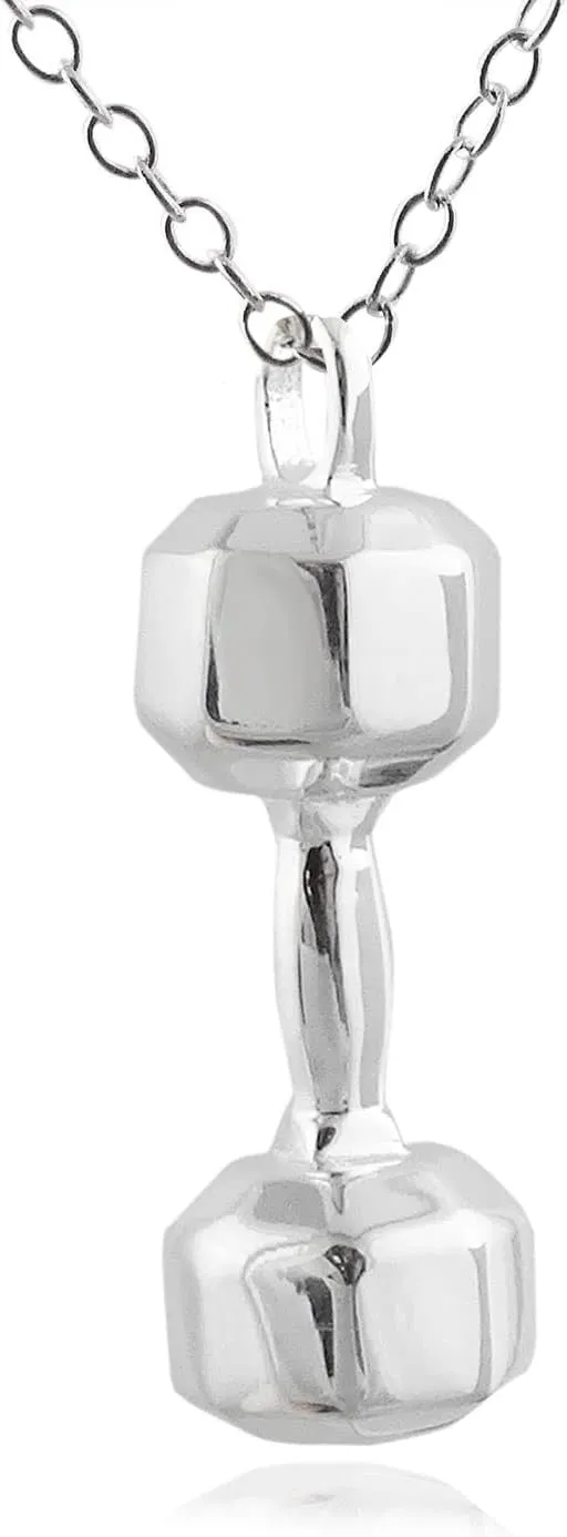 FashionJunkie4Life Small and Dainty 925 Sterlin Silver Sports Charm Necklaces