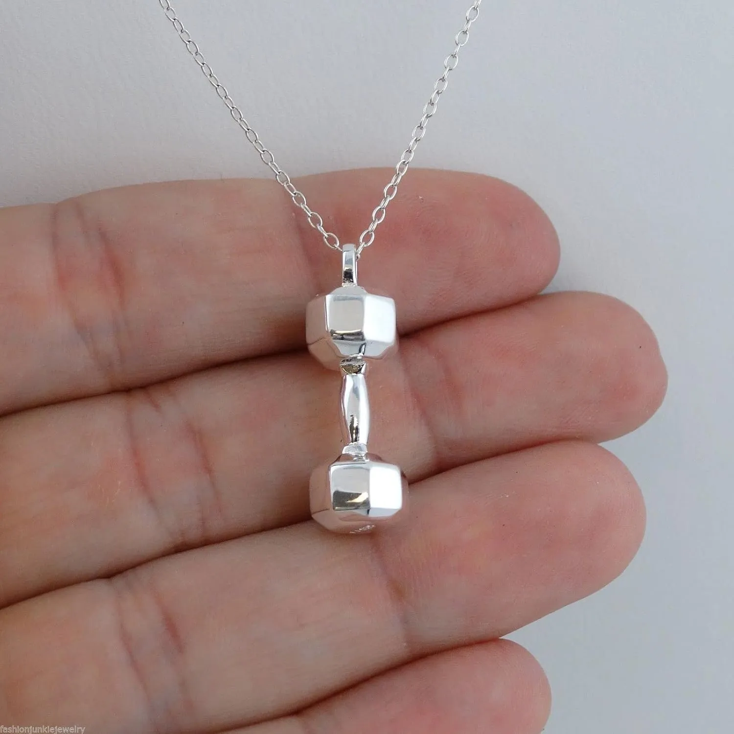 FashionJunkie4Life Small and Dainty 925 Sterlin Silver Sports Charm Necklaces
