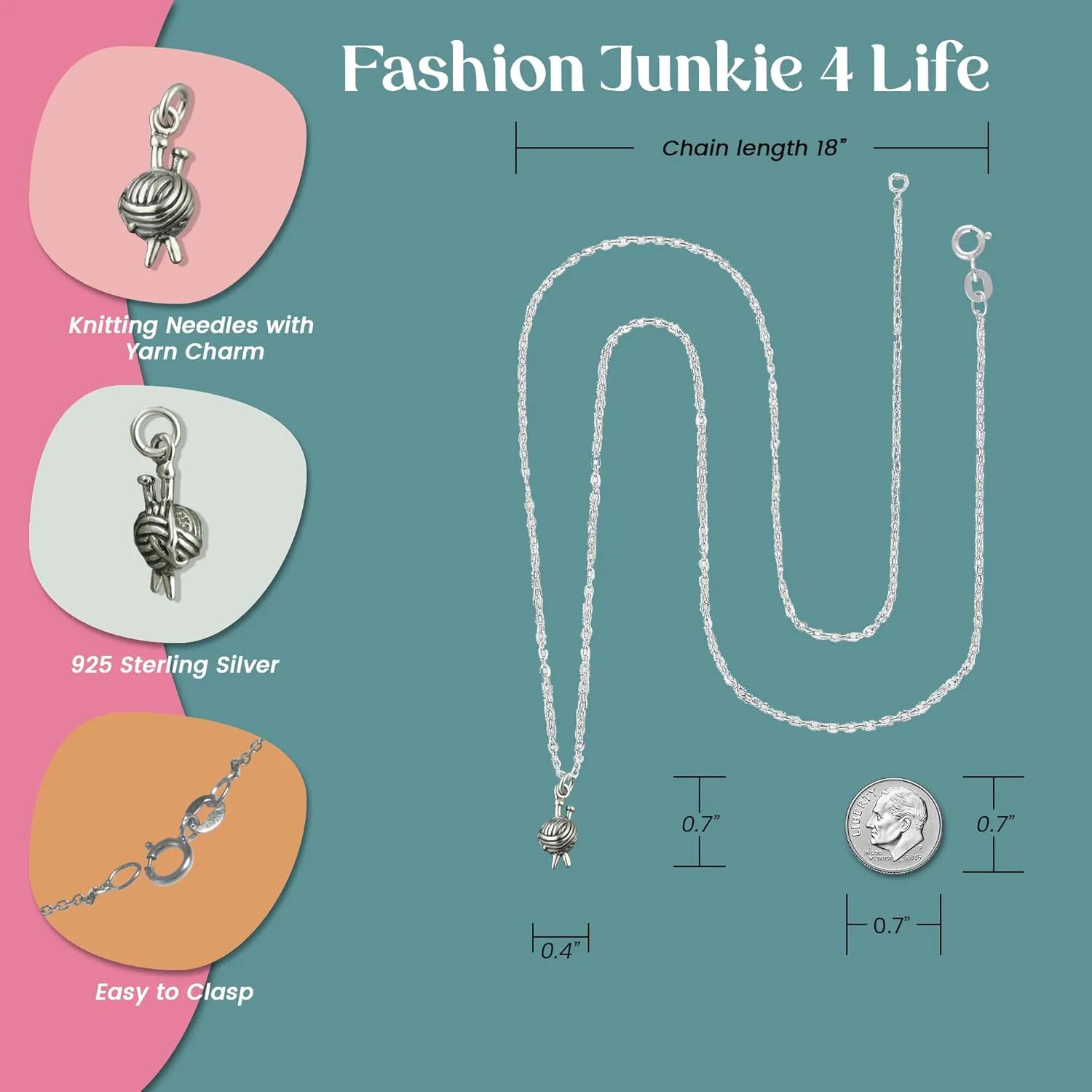 FashionJunkie4Life Unique Hobby Charm Pendant Necklaces