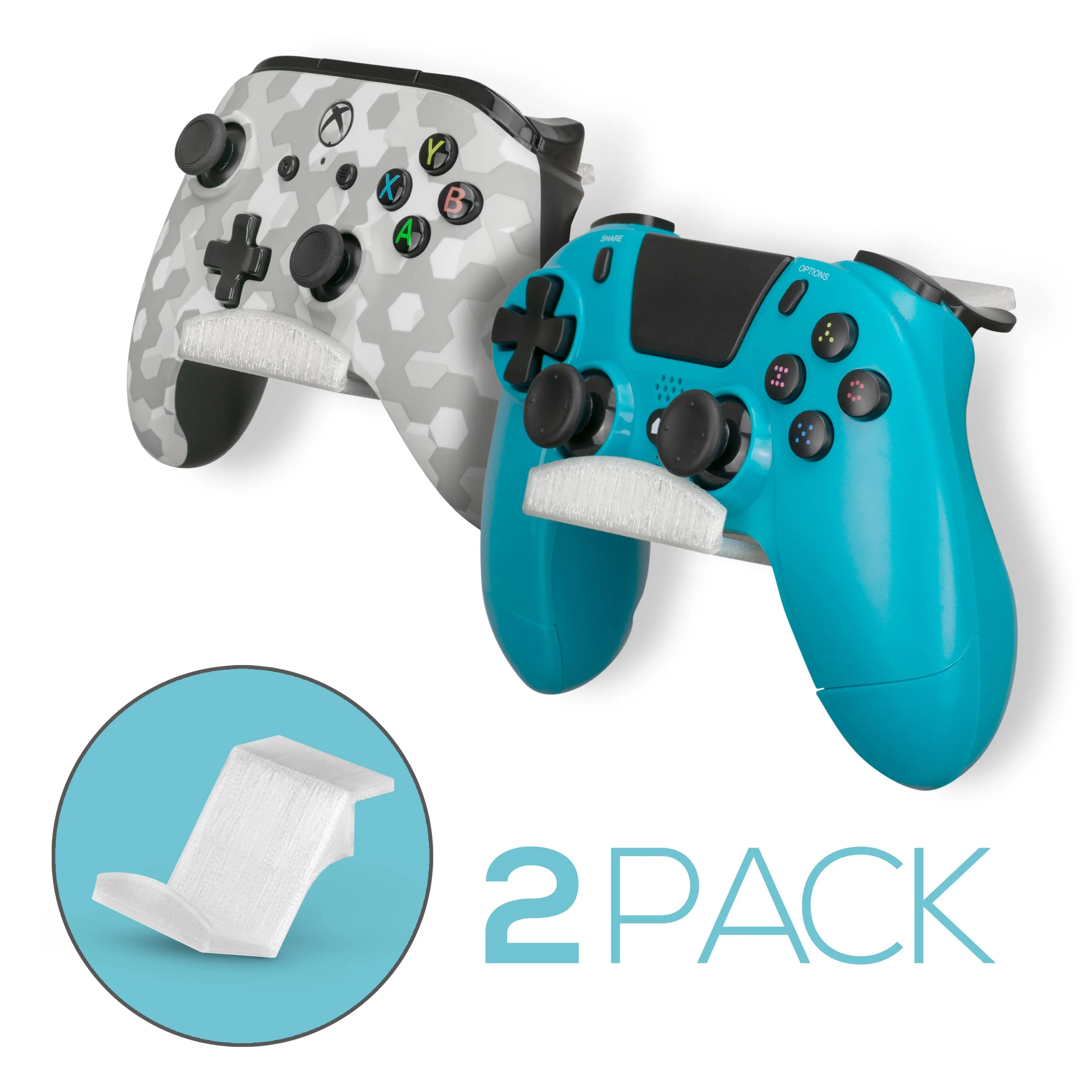 Game Controller Desktop Holder Hanger Mount for XBox, Playstation, Switch & More (UGC3)