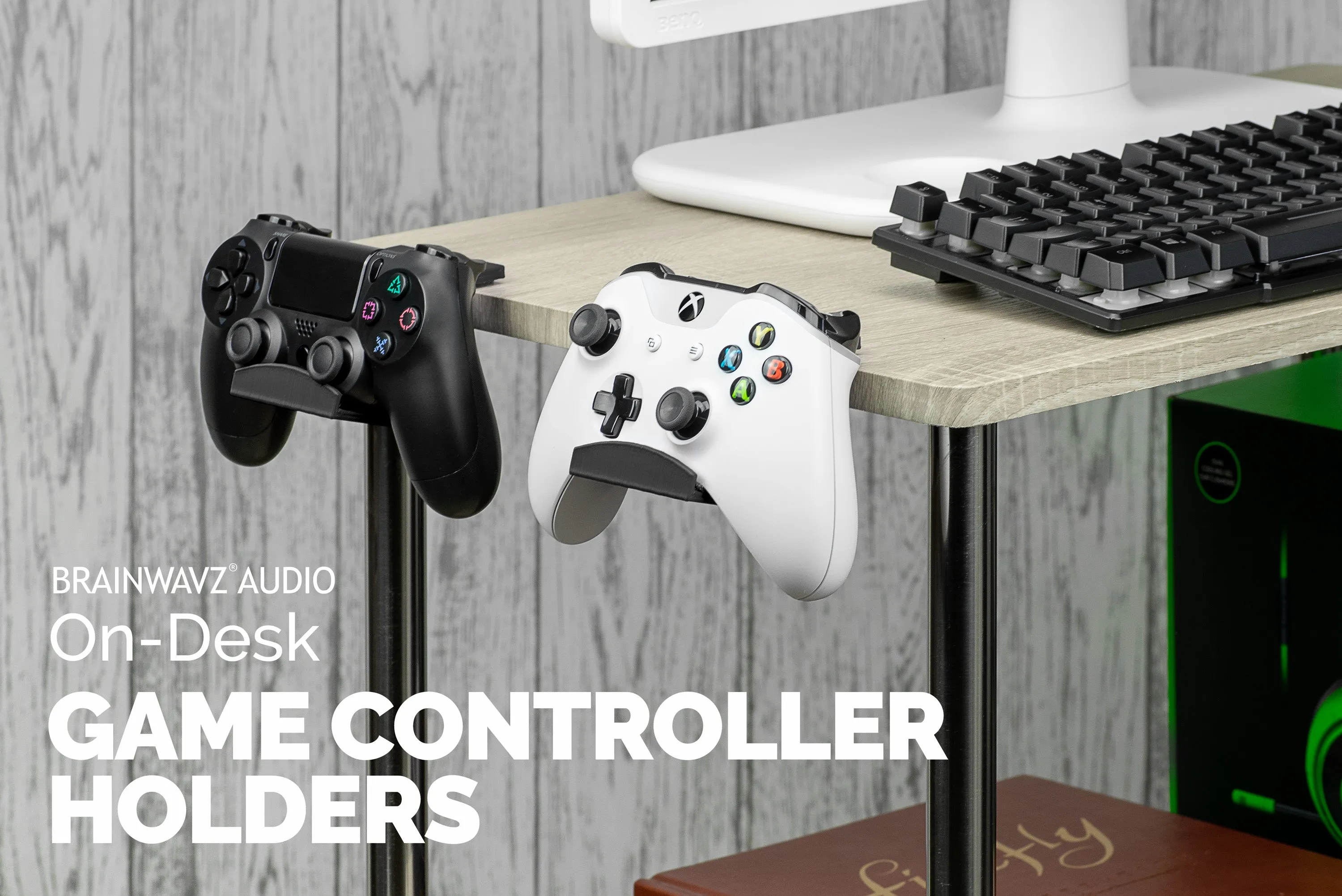 Game Controller Desktop Holder Hanger Mount for XBox, Playstation, Switch & More (UGC3)