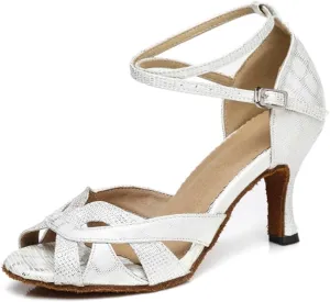 Glitter Ballroom Dance Shoes for Women Salsa Latin Tango Wedding Party
