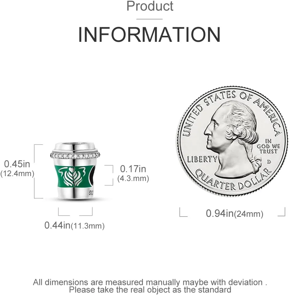 Hapour 925 Sterling Silver Charms for Charm Bracelets Necklace Jewelry Dangle Pendant Beads Charm for Women Mom