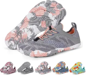 Hike Barefoot Shoes Women Men Wide Toe Box Zero Drop Footwear Lightweight Hike Shoe Non-Slip Grounded Shoes Women for Outdoor Trail Running Walking Weightlifting